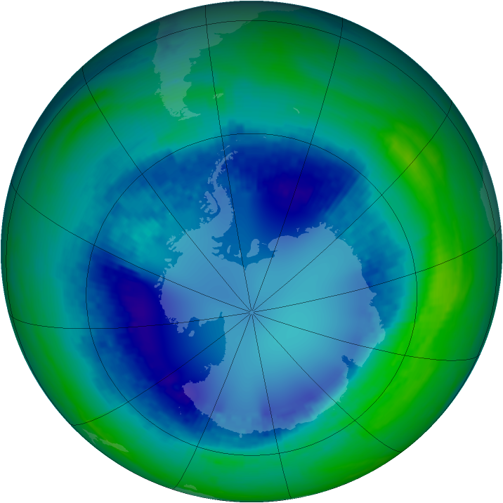 Ozone Map 2003-08-17